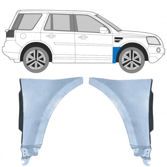 Első sárvédő javító panel hoz Land Rover Freelander 2006-2015 / Bal / Jobb / Bal / Jobb 12790