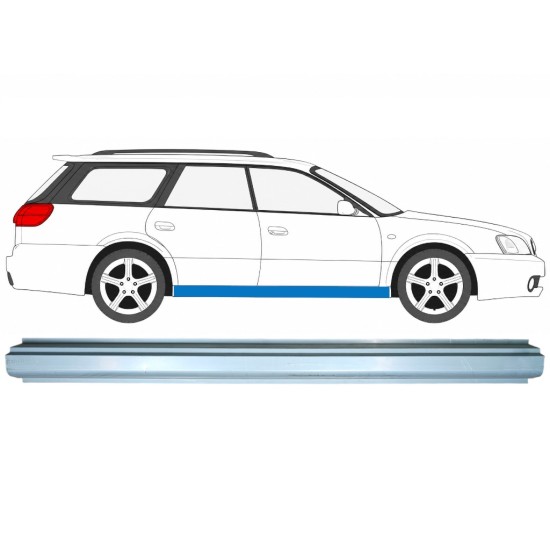 Küszöb javító panel hoz Subaru Legacy 1998-2004 / Bal = Jobb (szimmetrikus) / COMBI / SEDAN 7018