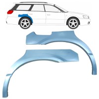 Hátsó sárvédő javító panel hoz Subaru Legacy 1998-2004 / Bal+Jobb / COMBI / SEDAN / Készlet 9189
