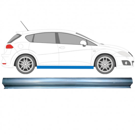 Küszöb javító panel hoz Seat Leon 2005-2012 / Bal = Jobb (szimmetrikus) 8850