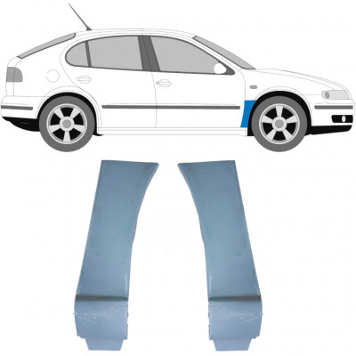 Első sárvédő javító panel hoz Seat Leon 1999-2004 / Bal+Jobb / Készlet 10593