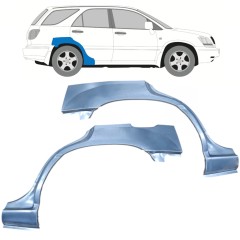 Hátsó sárvédő javító panel hoz Lexus RX 1998-2003 / Bal+Jobb / Készlet 9947