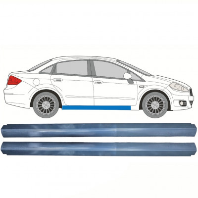 Küszöb javító panel hoz Fiat Linea 2007-2015 / Bal = Jobb (szimmetrikus) / Készlet 10360