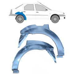 Hátsó sárvédő javító panel hoz Dacia Logan 2004-2009 / Bal+Jobb / Készlet 9632