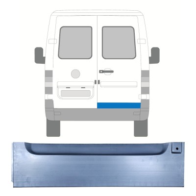 Hátsó ajtó javító panel hoz Volkswagen LT 1996-2005 / Jobb 16593