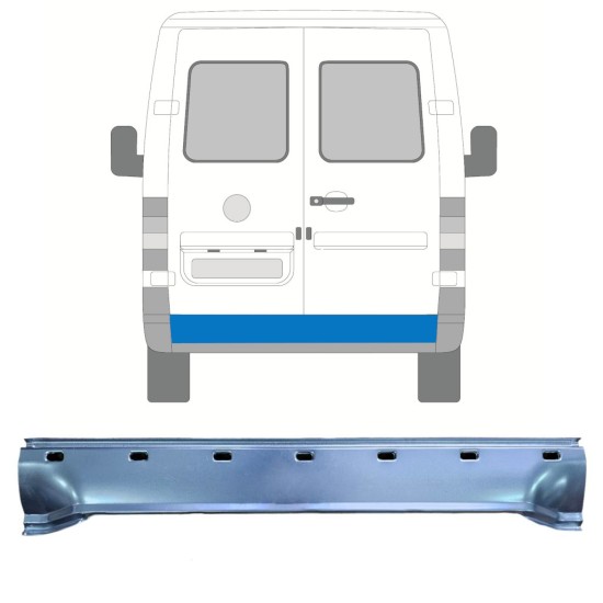 Hátsó javítólemez hoz Volkswagen LT 1996-2005 16600