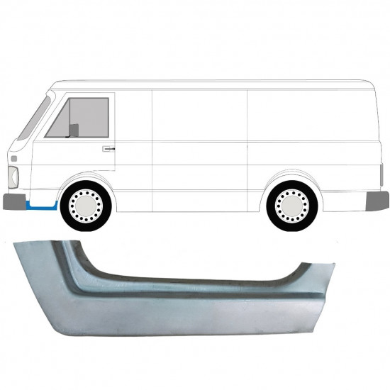 Első ajtó küszöb javító panel hoz Volkswagen LT 1975-1996 / Bal 7950