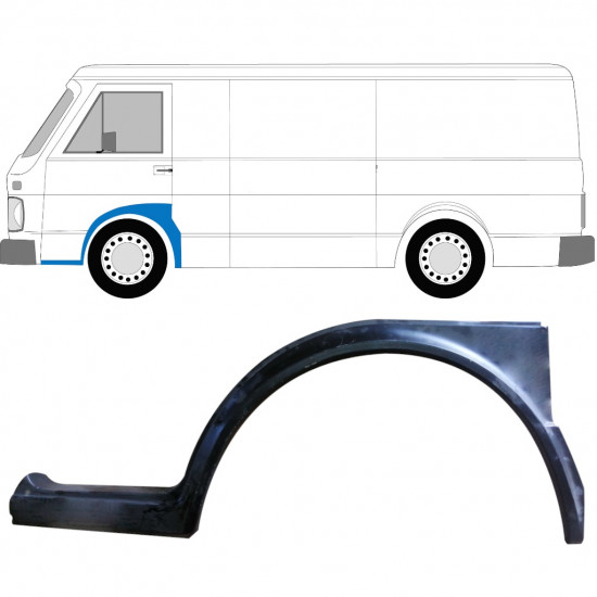 Első sárvédő javító panel hoz Volkswagen LT 1975-1996 / Bal 11623