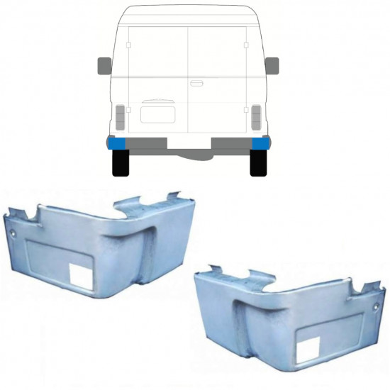 Hátsó sarok javító panel hoz Volkswagen LT 1975-1996 / Készlet 11654