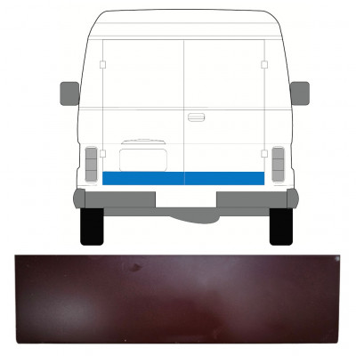 Hátsó ajtó javító panel hoz Volkswagen LT 1975-1996 / Bal = Jobb (szimmetrikus) 7957