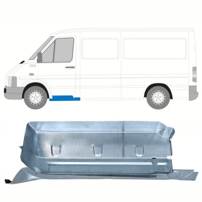 Első lépcső javító panel küszöb résszel hoz Volkswagen LT 1996-2005 / Bal 16566