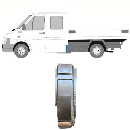 Hátsó sarok javító panel hoz Volkswagen LT 1996-2005 / Bal 16595