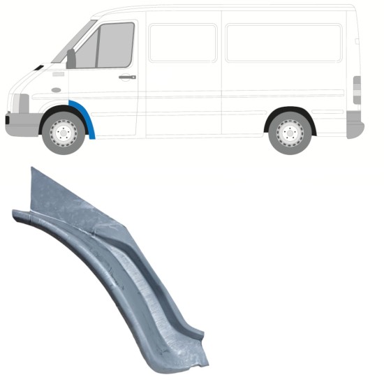 Belső első sárvédő javító panel hoz Volkswagen LT 1996-2005 / Bal 16603