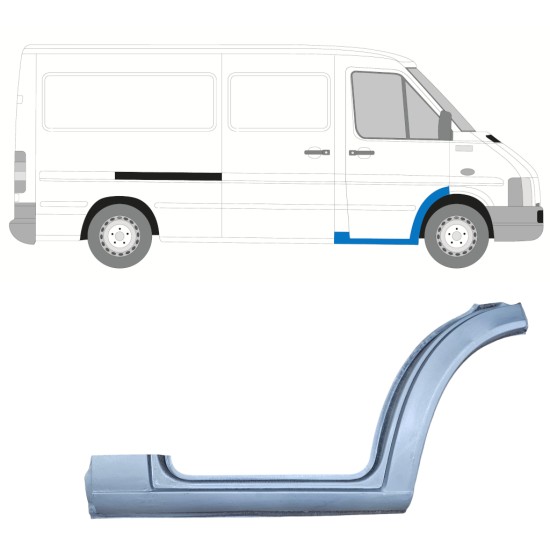 Bal első fellépő lemez hoz Volkswagen LT 1996-2005 / Jobb 16545