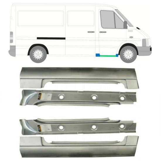 Belső és külső első küszöb javító panel hoz Volkswagen LT 1996-2005 / Bal+Jobb 16584