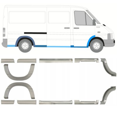 Javító panel készlet hoz Volkswagen LT 1996-2005 / Bal+Jobb / 14388