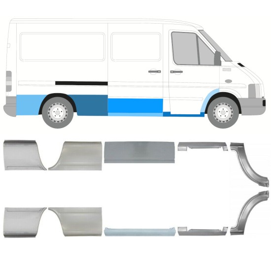 Javító panel készlet hoz Volkswagen LT 1996-2005 / Bal+Jobb 16612
