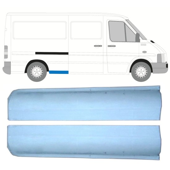 Első rész hátsó sárvédő javító panel hoz Volkswagen LT 1996-2005 / Bal+Jobb / Készlet 16548