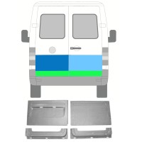 Hátsó ajtó javító panel hoz Volkswagen LT 1996-2005 / Bal+Jobb / Készlet 16586