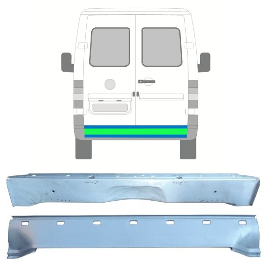 Hátsó javítólemez hoz Volkswagen LT 1996-2005 / Készlet 14274