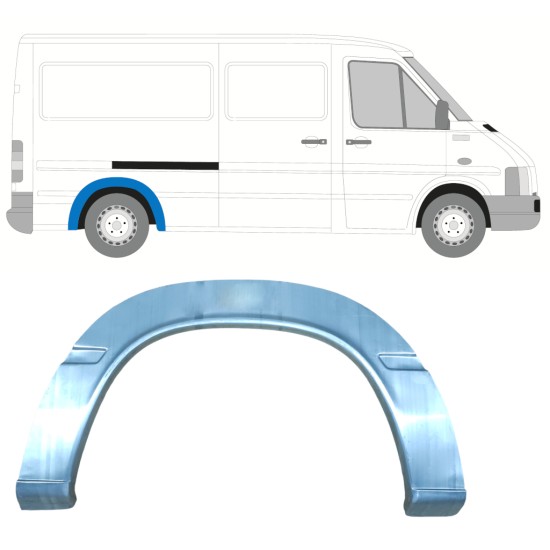 Hátsó sárvédő javító panel hoz Volkswagen LT 1996-2005 / Bal = Jobb (szimmetrikus) 16599