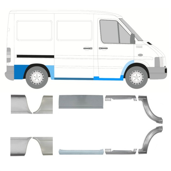 Javító panel készlet hoz Volkswagen LT 1996-2005 / Bal+Jobb 16613