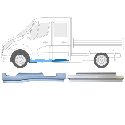 Javító panel készlet hoz Renault Master 2010- / Bal / Duplafülkés / 14912