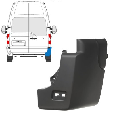 Hátsó lökhárító sarok hoz Nissan NV400 2010- / Jobb 17243