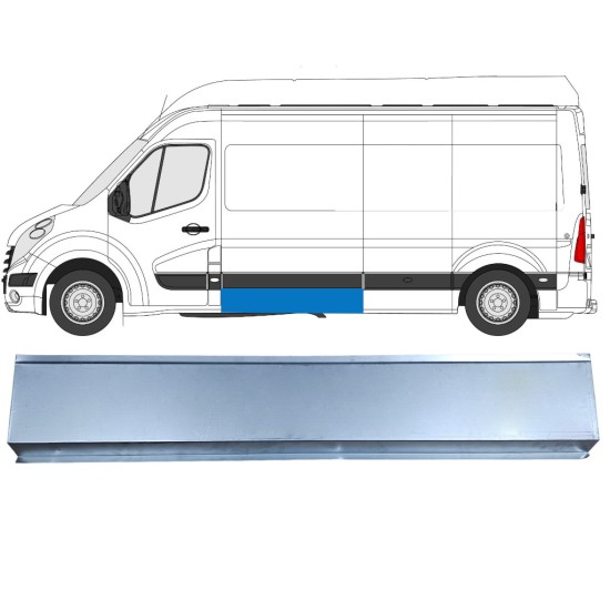 Oldalsó javító panel hoz Renault Master 2010- / Bal 16791