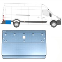 Hátsó sárvédő hátsó rész javító panel hoz Renault Master 2010-2024 / Bal = Jobb (szimmetrikus) 17294