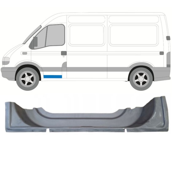 Belső első ajtó javító lemez hoz Renault Master 1998-2010 / Bal 16862
