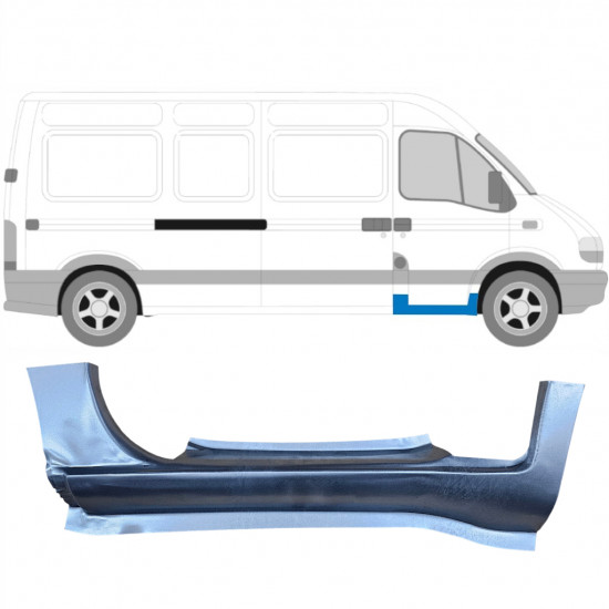 Küszöb javító panel hoz Renault Master 1998-2010 / Jobb 6912