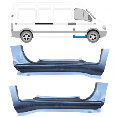 Küszöb javító panel hoz Renault Master 1998-2010 / Bal+Jobb / Készlet 9451