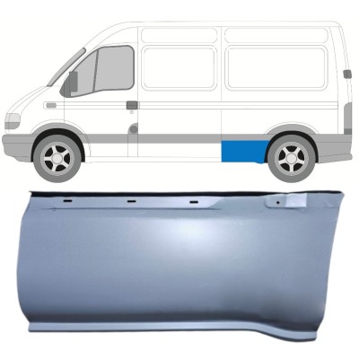 Hátsó sárvédő javító panel hoz Renault Master 1998-2010 / Bal 16904