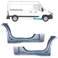 Első ajtó küszöb javító panel hoz Opel Movano 2010-2021 / Bal+Jobb 15295