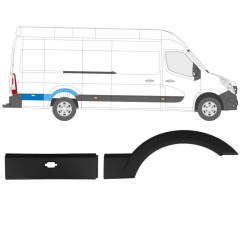 Oldalsó díszítő elem hoz Opel Movano 2010-2021 / Jobb / Készlet 13282