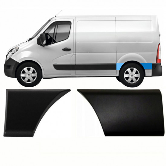 Oldalsó díszítő elemek készlete hoz Renault Master Opel Movano Nv 400 2010- / Bal /  8712