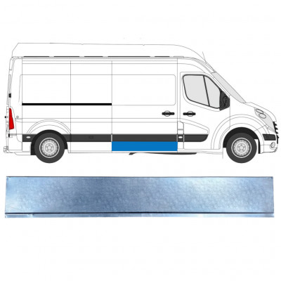 Tolóajtó javító panel hoz Renault Master 2010- / Jobb 12649