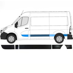 Oldalsó díszítő elemek készlete hoz Renault Master 2010- / Bal / 8580