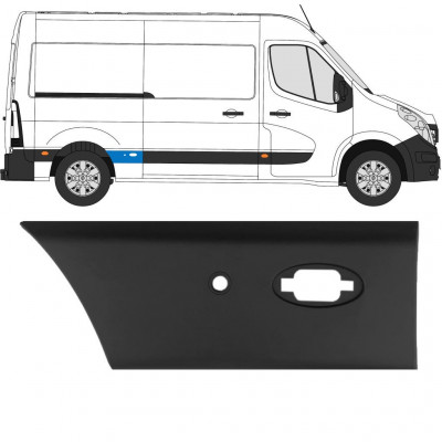 Oldalsó díszítő elem PDC-vel hoz Renault Master 2010- / L2 / Jobb 10926