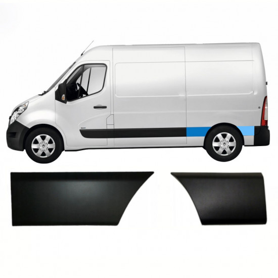 Oldalsó díszítő elemek készlete hoz Renault Master Opel Movano Nv 400 2010- / Bal /  8578