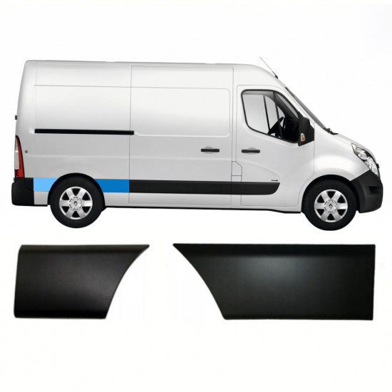 Oldalsó díszítő elemek készlete hoz Renault Master Opel Movano Nv 400 2010- / Jobb /  8577