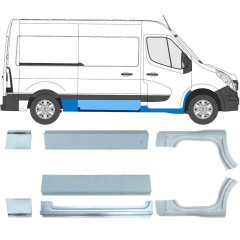 Javító panel készlet hoz Nissan NV400 2010- / Bal+Jobb 15720