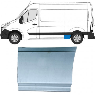 Első alsó rész hátsó sárvédő javító panel hoz Renault Master 2010- / Bal 12843