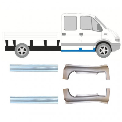 Javító panel készlet hoz Renault Master 1998-2010 / Bal+Jobb / Duplafülkés /  10261