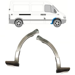 Első sárvédő javító panel hoz Renault Master 1998-2010 / Bal+Jobb / Készlet 15356