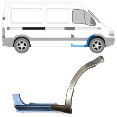 Küszöb és első sárvédő javító panel hoz Renault Master 1998-2010 / Jobb / Készlet 15366