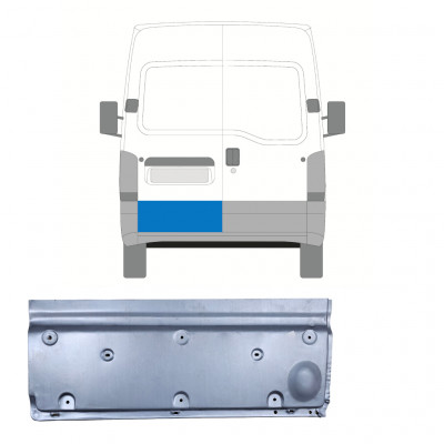 Hátsó ajtó javító panel hoz Renault Master 1998-2010 / Bal 11410