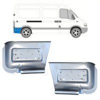 Kerék mögötti hátsó sárvédő javító panel hoz Renault Master 1998-2010 / Bal+Jobb / Készlet 16140