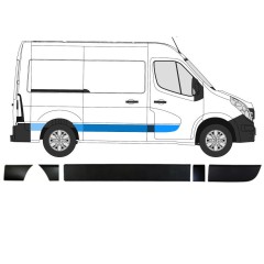 Oldalsó díszítő elemek készlete hoz Opel Movano 2010-2021 / Jobb / 14172